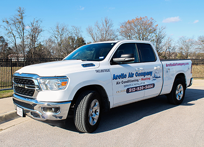 arctic air company georgetown heating service truck