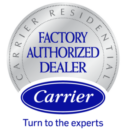 Factory Authorized Dealer Carrier - Turn to the experts logo